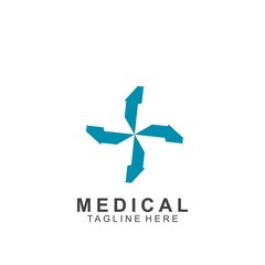 Obraz premium Health logo template design.Medical Cross logo design