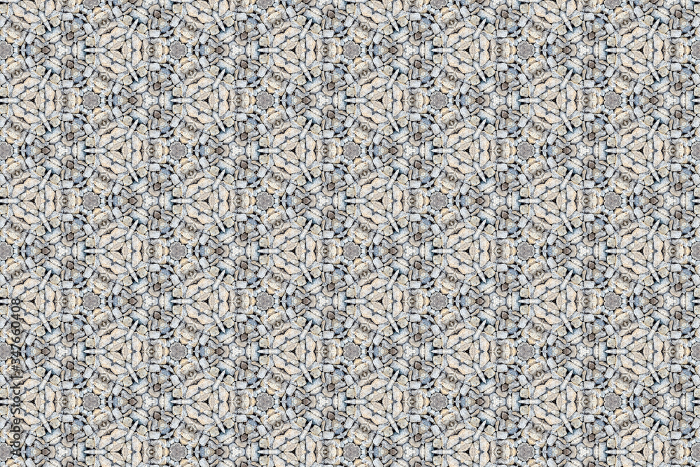 Poster The background image has various geometric patterns and various background colors.