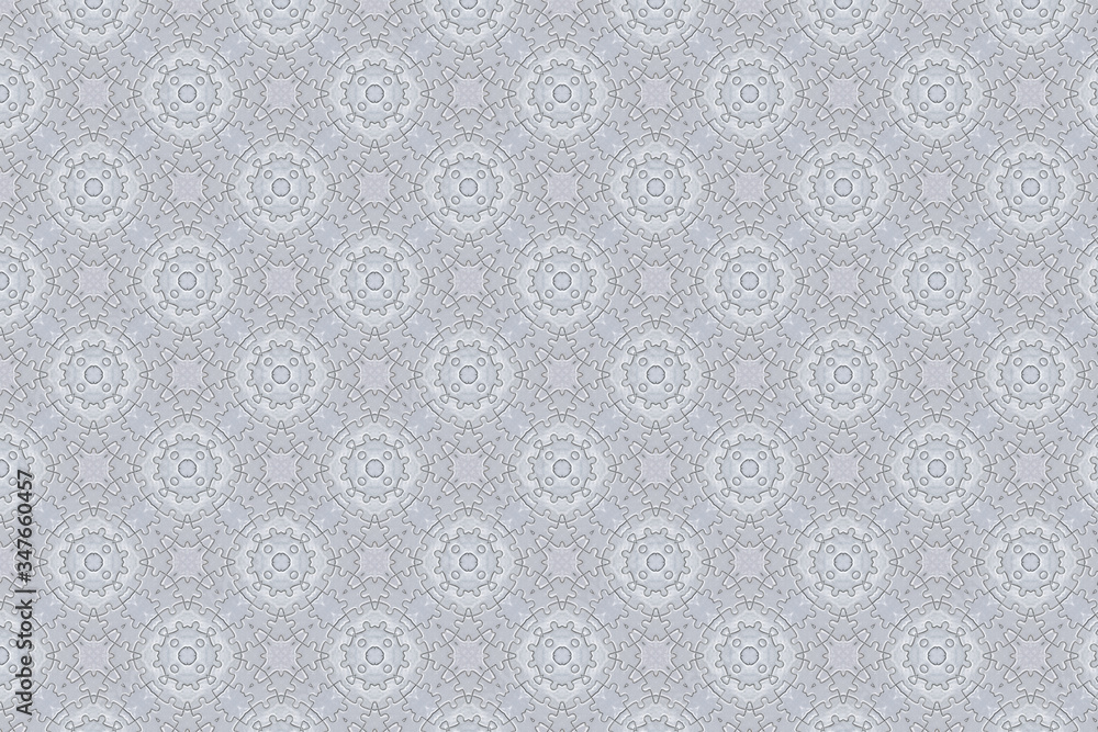 Poster The background image has various geometric patterns and various background colors.