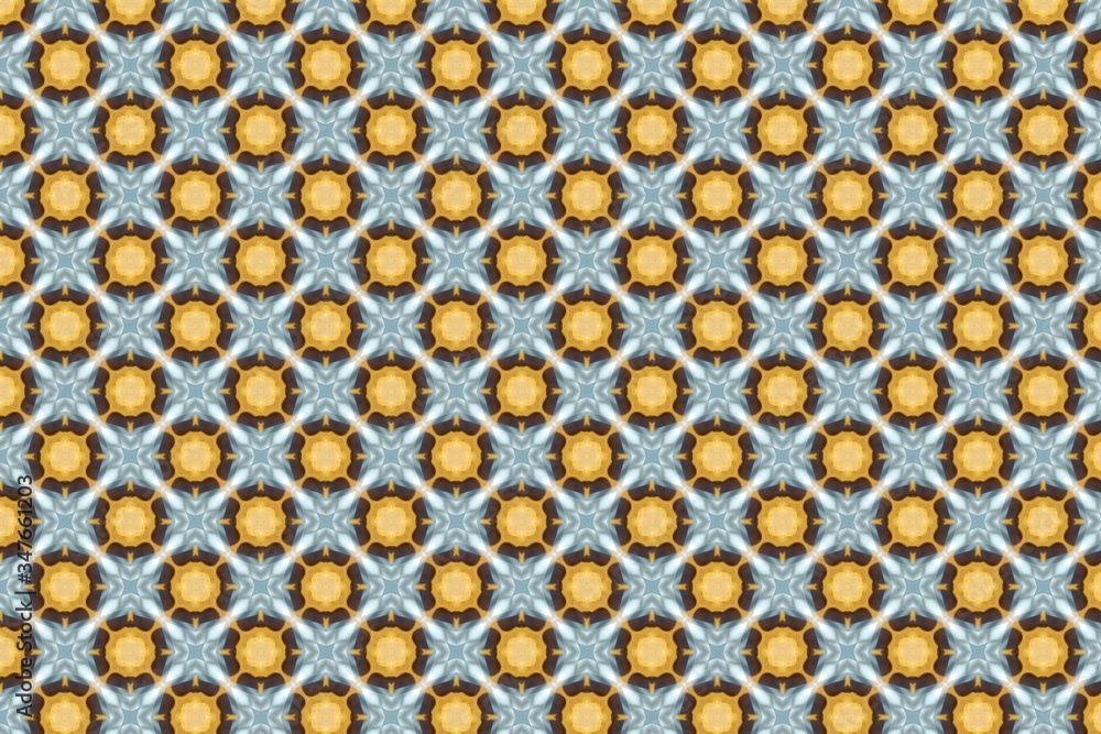Poster the background image has various geometric patterns and various background colors.