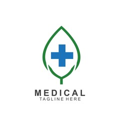 Health logo template design.Medical Cross logo design