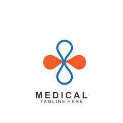 Health logo template design