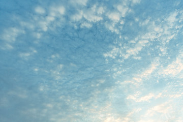 blue sky with clouds