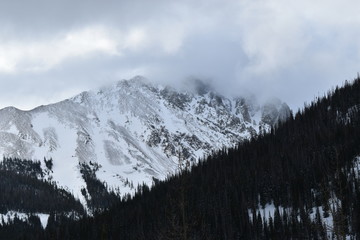 Obraz premium Cloudy day in State Forest State Park