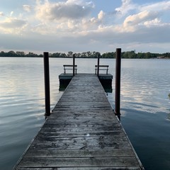 Fototapeta premium Dock at dusk