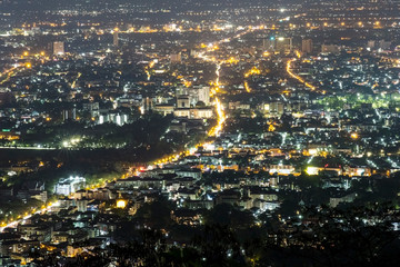 Beautiful cityscape night view wallpaper background