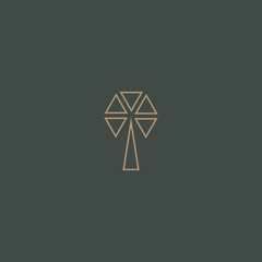 Premium palm logo design