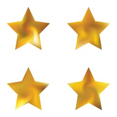 Kit of pentagram blurred backgrounds.