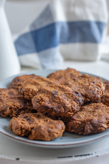 Healthy home made chocolate chip cookies
