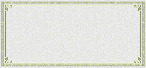 Chinese Retro Bamboo Style Background 