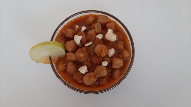Chole is a food dish originating from northern India.