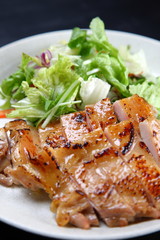 鶏肉もろみ醤油焼き