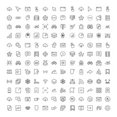 Web design icons set
