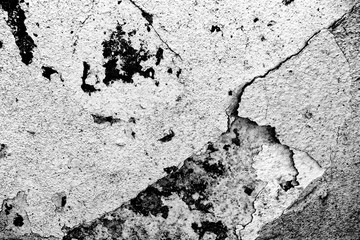 Texture of a concrete wall with cracks and scratches which can be used as a background
