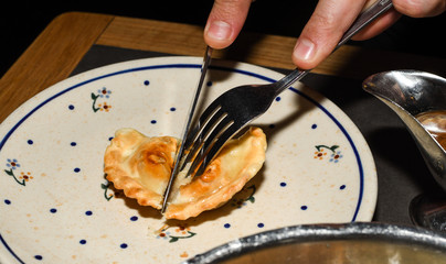 Pierogi are filled dumplings of Central and Eastern European origin, unleavened dough