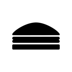 Hamburger sign, symbol, Vector pictogram