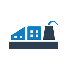 Industrial factory icon