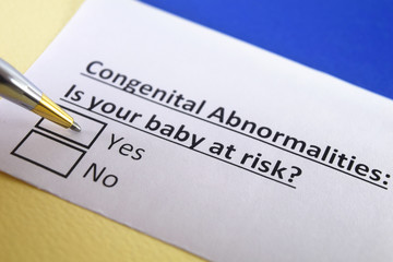One person is answering question about congenital abnormalities.