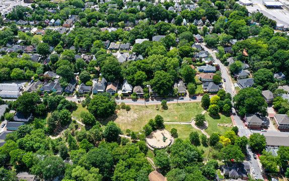 Cabbagetown Park and Neighborhood, Downtown - Atlanta, Georgia, 2020