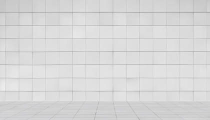 White mosaic marble tile texture.flow and wall.Vector illustration.