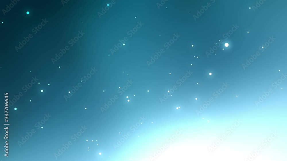 Poster glowing particles background. loops seamlessly.