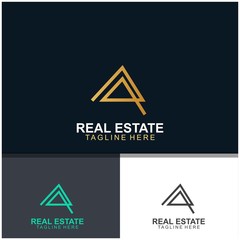 Real estate logo design
