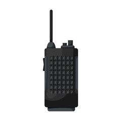 Walkie talkie vector icon.Cartoon vector icon isolated on white background walkie talkie.