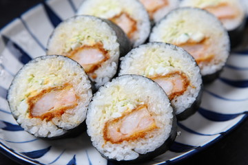 海老カツ海苔巻き