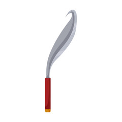 Sword vector icon.Cartoon vector icon isolated on white background sword.