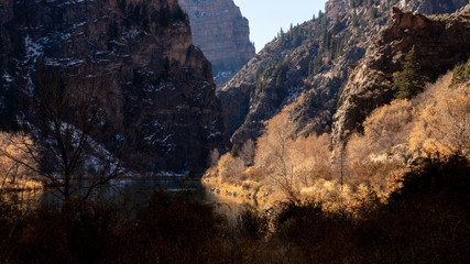 Box canyon near Glendwood Springs, CO
