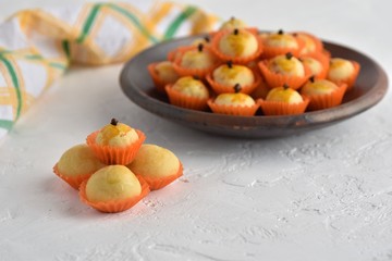 Indonesian pineapple tart cookies or nanas tart. Nastar