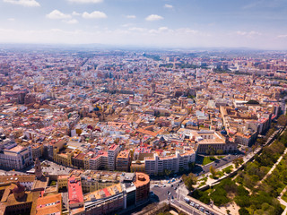 Obraz premium Aerial view of Valencia, Spain