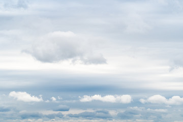 natural background - spring sky with gray clouds on overcast day