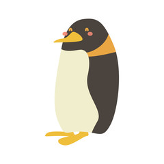 Cartoon penguin. Cute Cartoon penguin, Vector illustration on a white background. Drawing for children