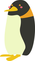 Cartoon penguin. Cute Cartoon penguin, Vector illustration on a white background. Drawing for children
