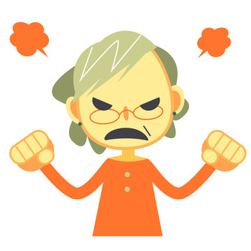 シニア女性　認知症　乱暴