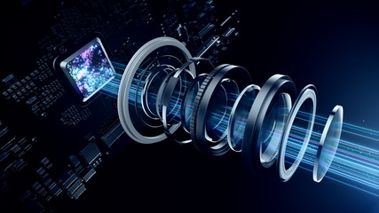 Lens and sensor visual effects on A angle 05