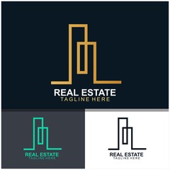 Real estate logo design