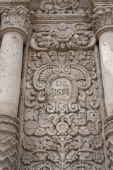 Fototapeta na wymiar church wall fragment