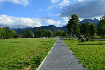 Tatry - widok z Zakopanego, Polska