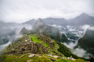 Machu Picchu, located halfway between the Andes and the Amazon rainforest, was colonized by...