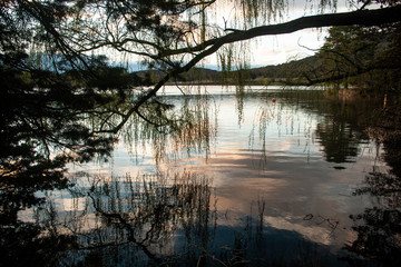 Reflections on the lake