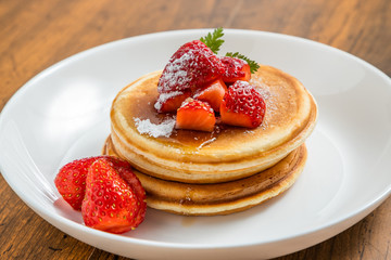 パンケーキセット Very delicious homemade pancake set