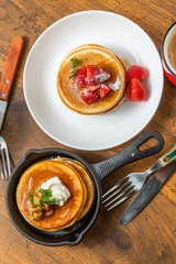 パンケーキセット Very delicious homemade pancake set