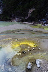 Yellow sulphureous ground