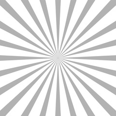 White and black ray burst style background vector design