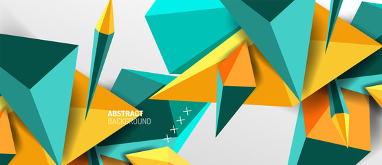 Trendy simple triangle abstract background, dynamic motion concept. Vector Illustration For Wallpaper, Banner, Background, Card, Book Illustration, landing page