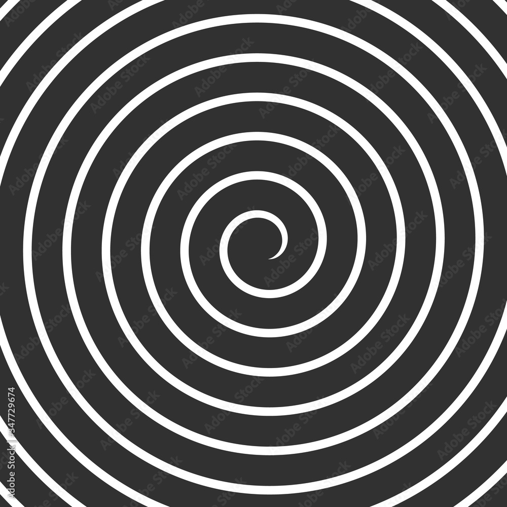 Poster vector radial curve spiral twirl background. hypnotic, dynamic vortex object. stock vector illustrat