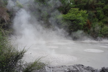 Hot mud pool