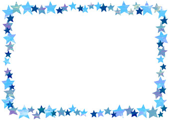 ベクター　星のイラストフレーム